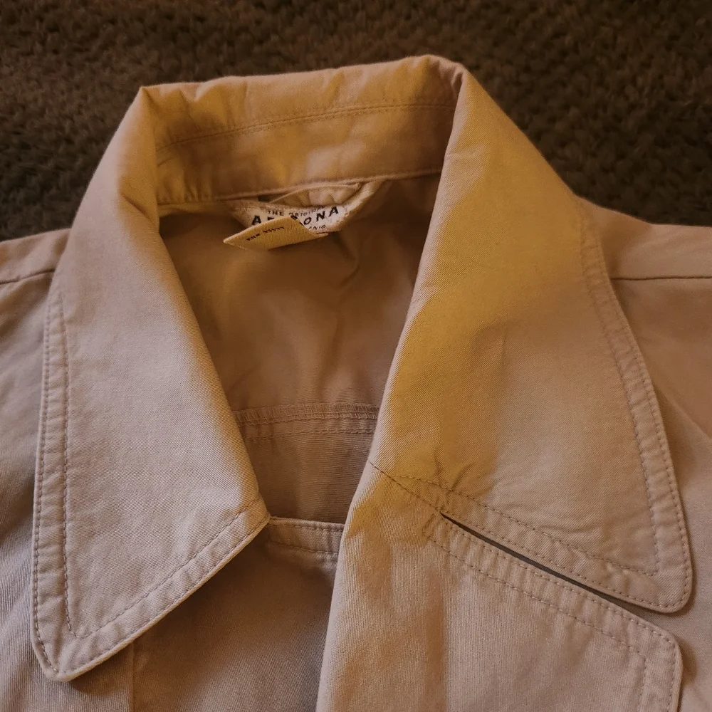 Arizona Women's Classic Beige Utility Jacket  Size M. - Picture 5 of 14